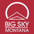 Big Sky Montana White Ink -- Short Sleeve Red