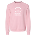 Big Sky Montana White Ink -- Crewneck Sweatshirt Pink