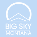 Big Sky Montana White Ink -- Short Sleeve Light Blue