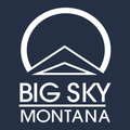 Big Sky Montana White Ink -- Pullover Hooded Sweatshirt Navy