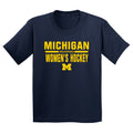 University of Michigan Women's Hockey Youth T-Shirt - Navy