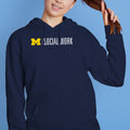 UMSSW Hooded Pullover - Navy