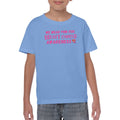 Fourth Quarter Faith Breast Cancer Awareness Youth T-Shirt - Carolina Blue