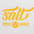 Salt Springs Brewery Baseball Tee - White/Indigo