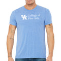 UK College of Fine Arts Triblend T-Shirt - Triblend Blue