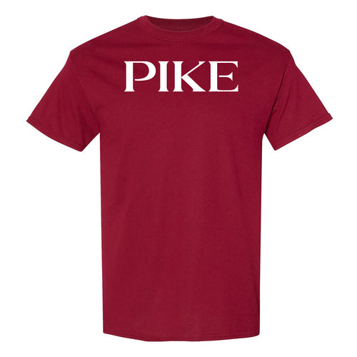 PIKE Logo T-Shirt - Garnet