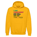 I Am Confident Gold Fall 23 Hooded Sweatshirt - Gold