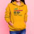 I Am Confident Gold Fall 23 Hooded Sweatshirt - Gold