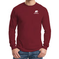 ElephantRescue.Net Long Sleeve T-Shirt - Garnet