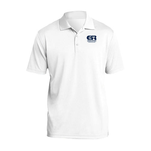 Carlos Rosario School PosiCharge RacerMesh Embroidered Polo - White