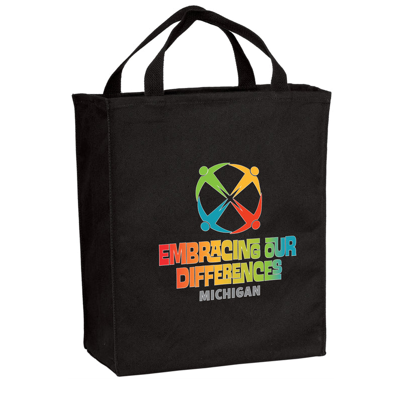 Embracing our Differences Michigan Tote Bag - Black