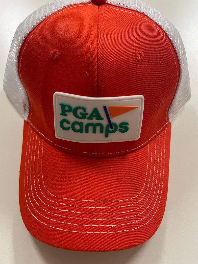 PGA Camp Trucker Hat - Orange