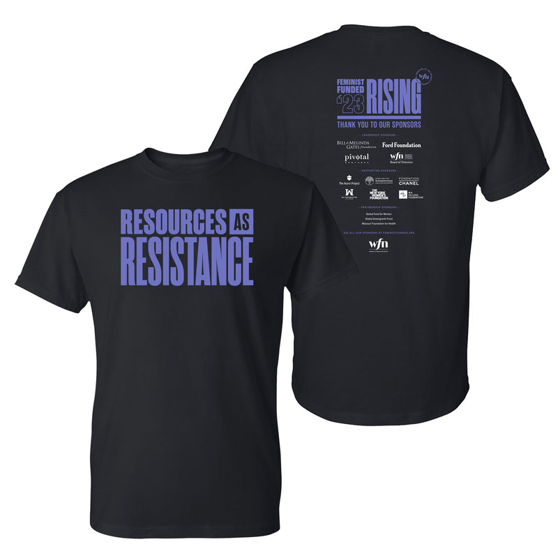 Resources as Resistance T-Shirt - Black