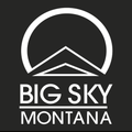 Big Sky Montana White Ink -- Short Sleeve Black