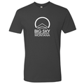 Big Sky Montana White Ink -- Short Sleeve Heavy Metal