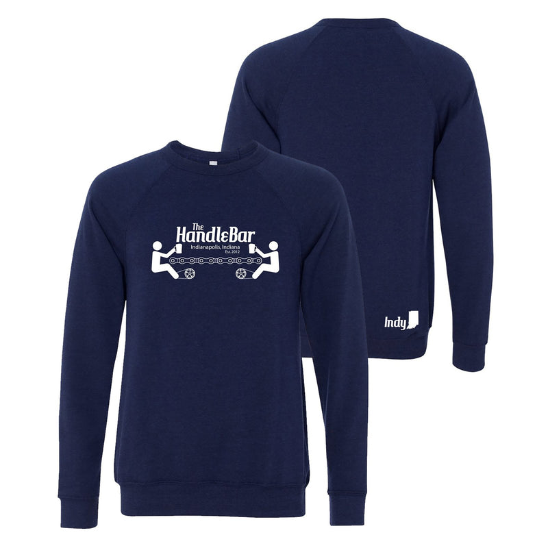 HandleBar Indy Sponge Fleece Sweatshirt - Navy Triblend