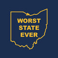 Worst State Ever OH Infant - Navy