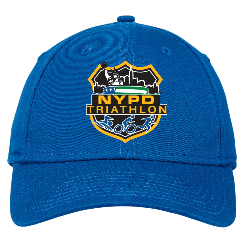 NYPD Triathlon Full Color Logo Structured Hat - Royal