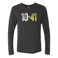 10-41 Center Logo Longsleeve Triblend T-shirt - Black
