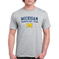 UM Transplant Team T-Shirt - Sports Grey