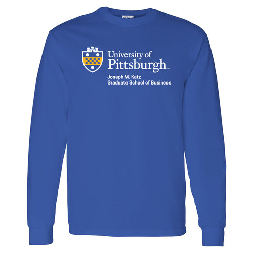 Pitt Business - Katz Logo Unisex Long-Sleeve T-Shirt - Royal