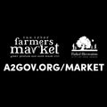 Ann Arbor Farmers Market Womens Cotton Long-Sleeve T-Shirt - Black