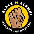 UMBA Fist Emblem Fitted T-Shirt - Black