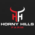 Horny Hills Farms Unisex Left Chest T-Shirt - Vintage Black