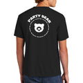 Party Bear Unisex Triblend T-Shirt - Vintage Black