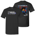 Leverich Racing Two Sided Classic Logo T-Shirt - Black