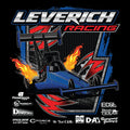 Leverich Racing Two Sided Classic Logo T-Shirt - Black