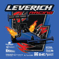 Leverich Racing Two Sided Classic Logo T-Shirt - Royal