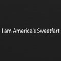I Am America's Sweetfart Triblend T-Shirt - Solid Black