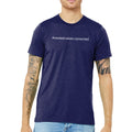 Arrested Never Convicted Triblend T-Shirt - Solid Navy