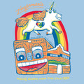 Zingerman's Deli Unicorn Unisex T-Shirt - Light Blue