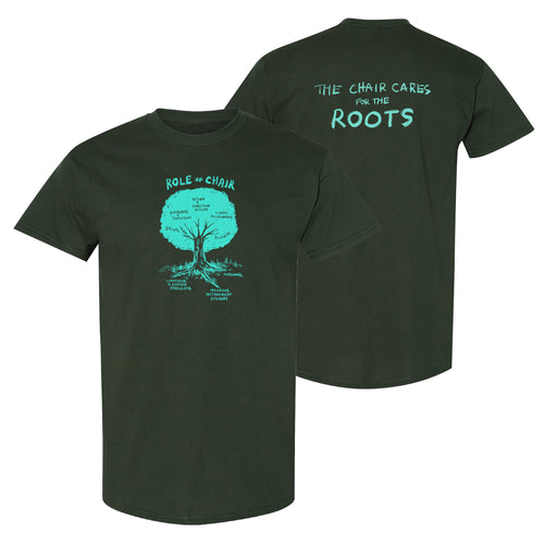 Farm 2 Fact The Chair Cares T-Shirt- Forest Green