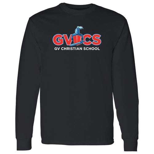 GVCS Logo Long Sleeve T-Shirt- Black