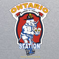 Ontario Fire Station Two T-Shirt- Sport Grey