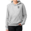 Ontario Fire Maltese Cross Logo Hooded Sweatshirt- Sport Grey