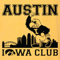 Austin Iowa Club Beat State T-Shirt- Yellow Gold Triblend