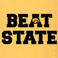 Austin Iowa Club Beat State T-Shirt- Yellow Gold Triblend