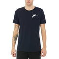 Brobrah Skier Chill and Thrill Triblend T-Shirt- Navy Solid Triblend