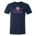Fourth Quarter Faith Caregiver Appreciation Short Sleeve T-Shirt- Solid Navy Triblend
