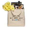 We Are Not Alone Grocery Tote Bag- Natural