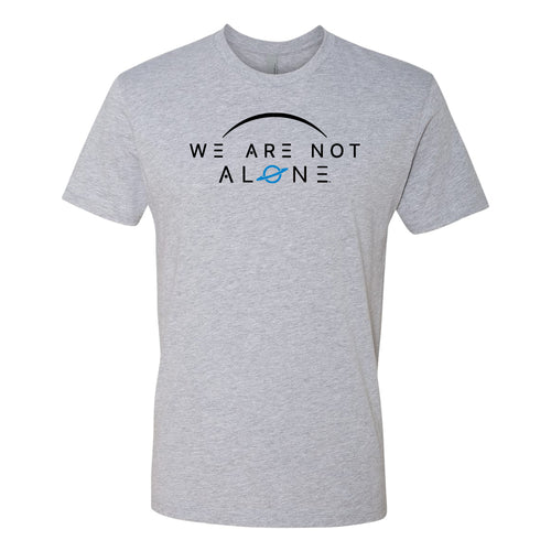 We Are Not Alone Unisex T-Shirt- Heather Grey