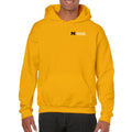 UM Housing Pullover Hooded Sweatshirt- Gold