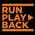 RunPlayBack Logo Short Sleeve Adult T-Shirt- Black