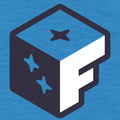 Fablecraft Logo T-Shirt- Heather Sapphire