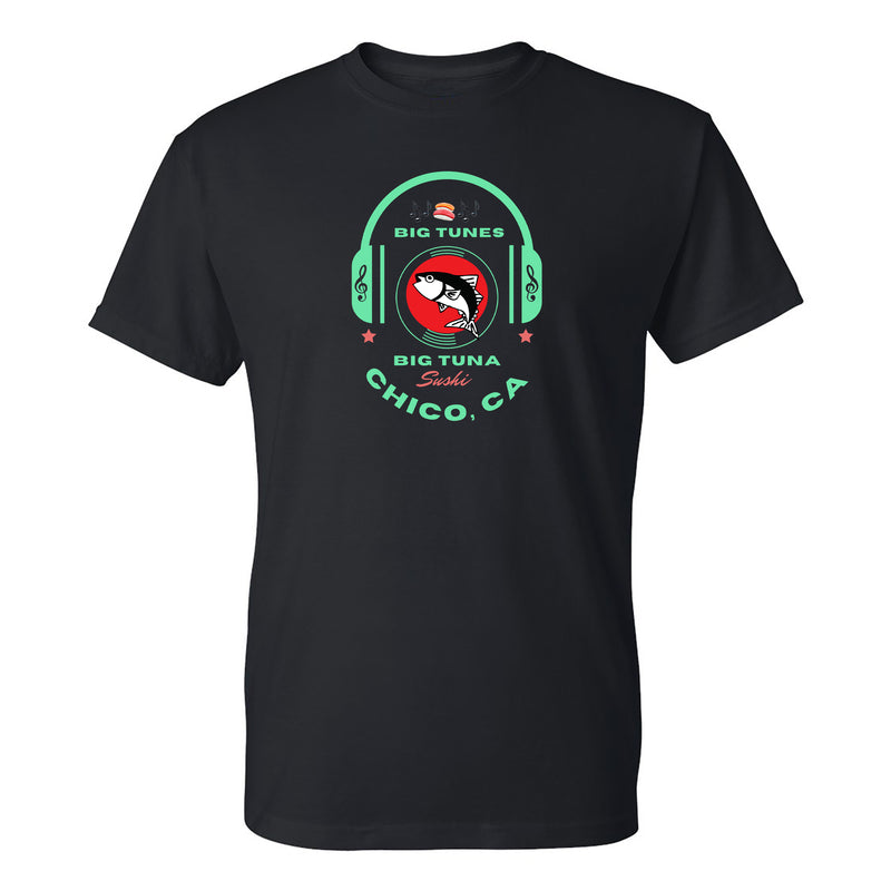 Big Tuna Big Tunes Logo T-Shirt- Black