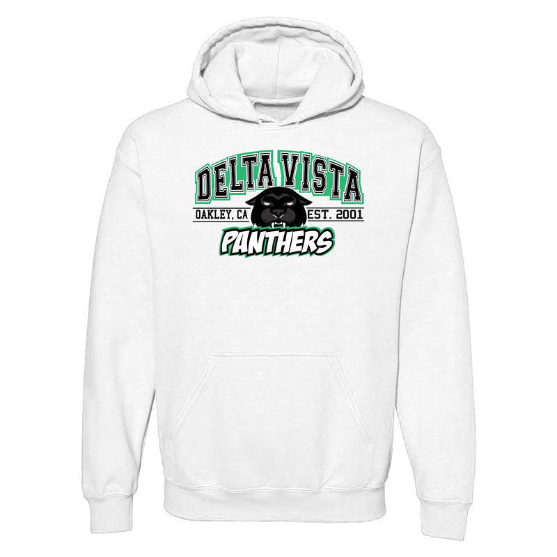 DVMS Heavy Cotton Hooded Sweatshirt - White